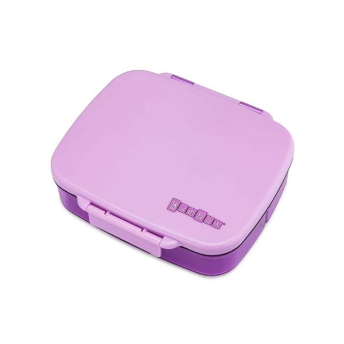 Μωβ Lunchbox φαγητού με χωρίσματα