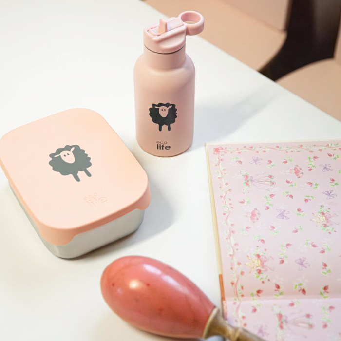 Ανοξείδωτο φαγητοδοχείο με καπάκι σιλικόνης